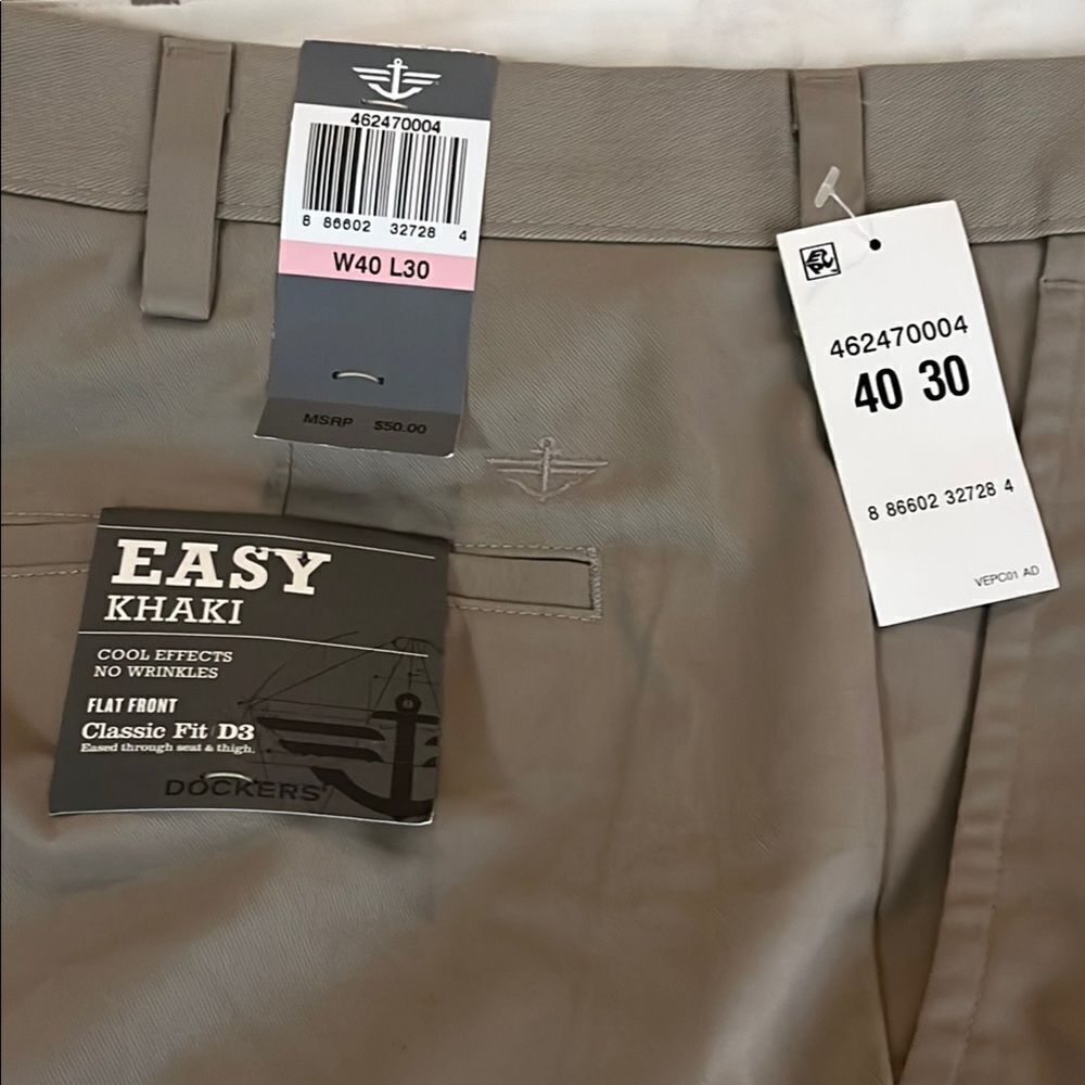 Dockers Easy Khaki Pants - Gray